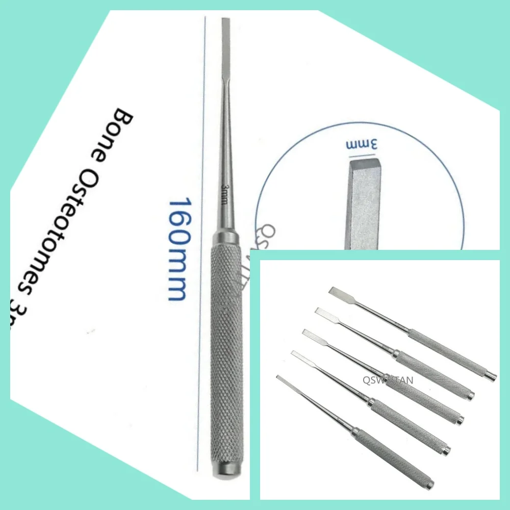 Pet Medical Supplies Bone Osteotomes Veterinary  Stainless Steel Orthopedics Surgical Instruments