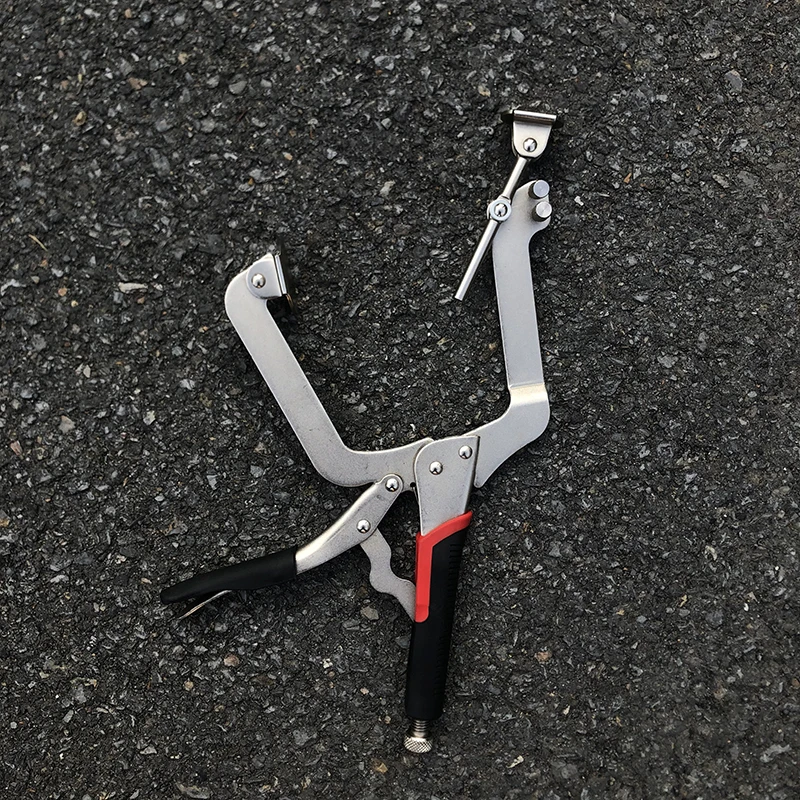 14 inch Dual Purpose Pliers with Slanted Holes High Hardness Pocket Hole Clip Toughbuilt Locking Pliers Multitool C-clamp Tools view 4