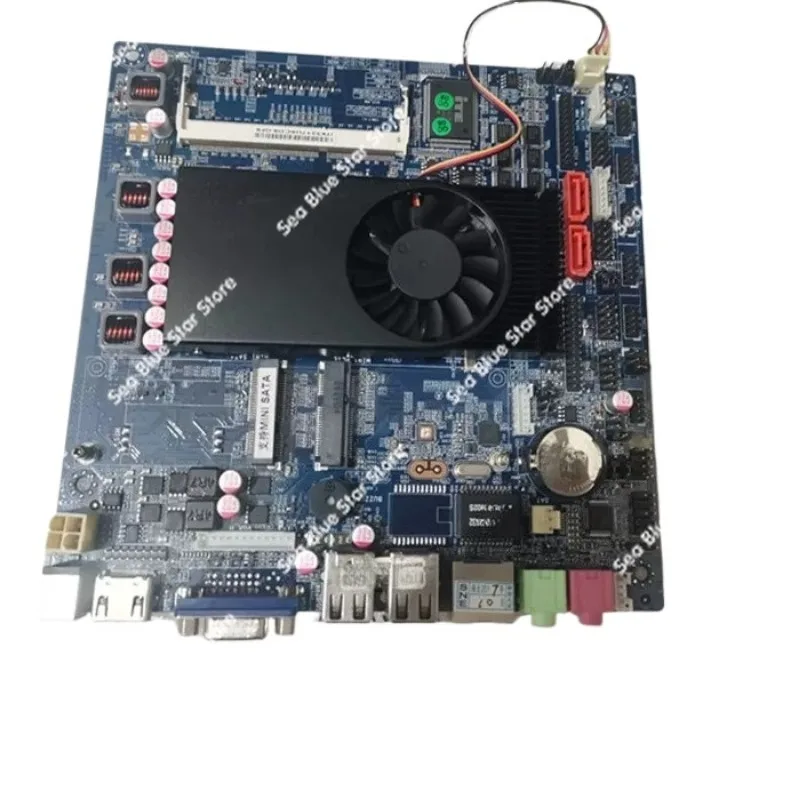ITX-3217U Industrial Control Machine Main Board  DC12VLVDS Gigabit Network Port, Second-hand Disassembly of The Main Board