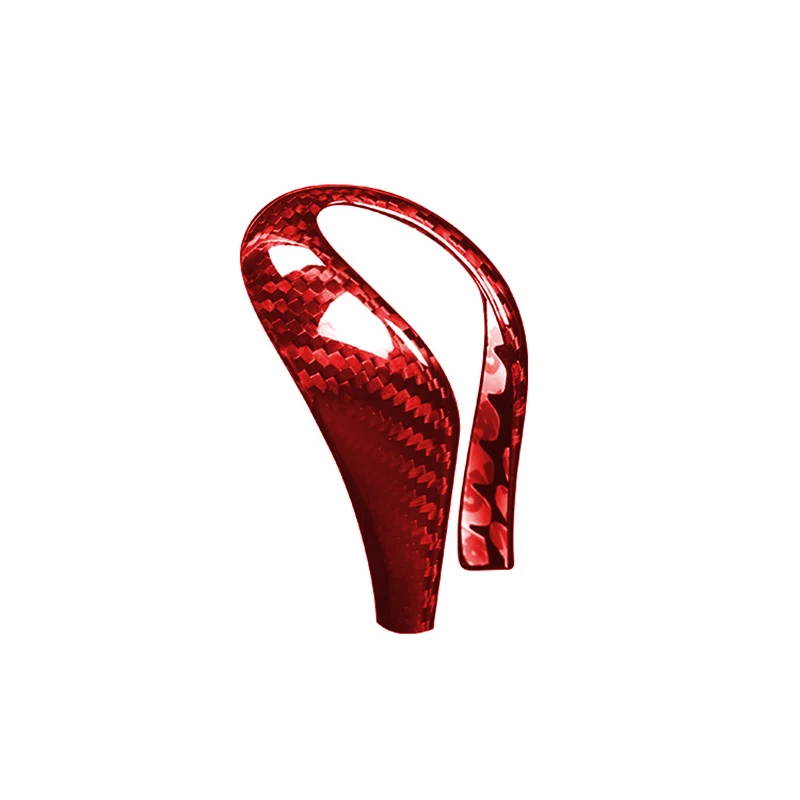 Gear Handle Sticker Carbon Fiber Car Interior Gear Shift Knob Cover for Infiniti Q50 2014 2015 2016 2017