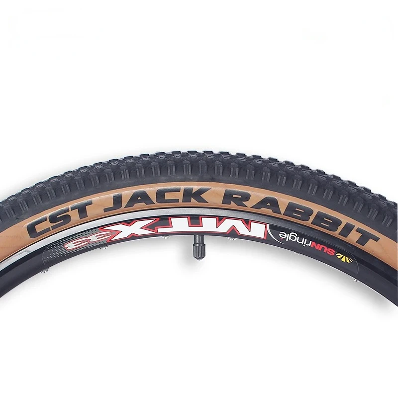 C1747 JACK RABBIT bicycle tire 26 27.5 29-inch mountain bike cross-country tire 2.1 2.25 brown side tire 1pcs