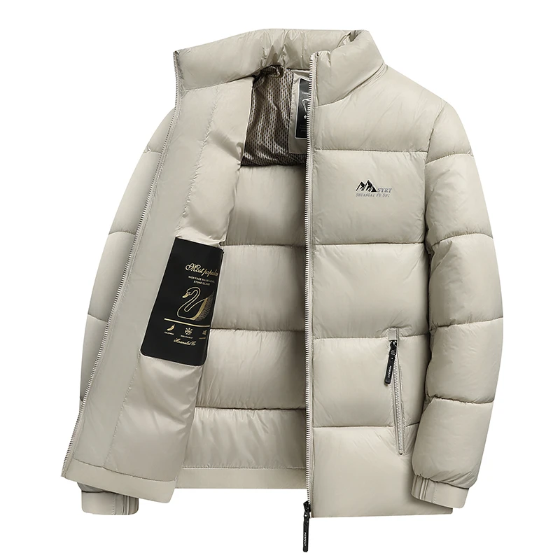 Winter Winter Men White cotton-padded Jacket Coat Men Waterproof Windproof Warm Loose Jacket Man Multi Pocket Windbreaker Jacket - Aliexpress Deal