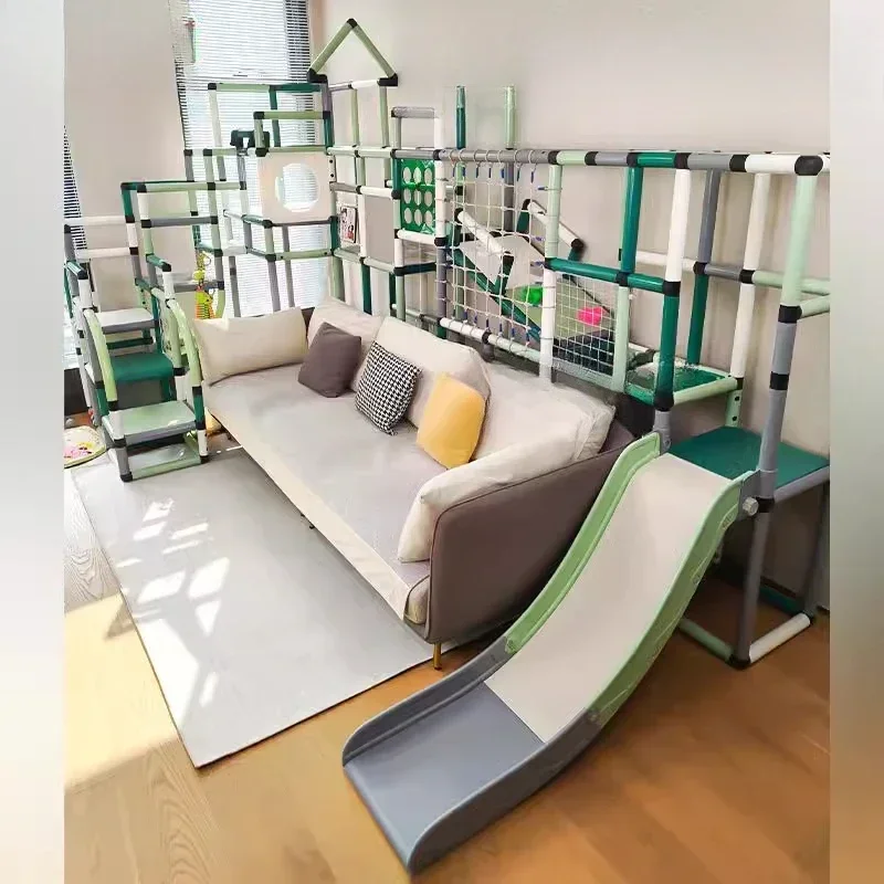

Children's Variety Climbing Frame Indoor Family Infant Baby Multifunctional Slide - Sofa Shape Climbing Frame