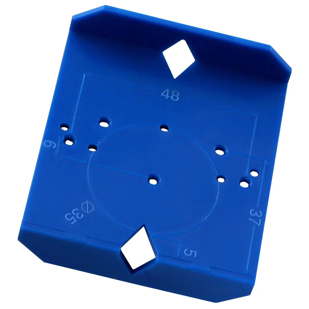 

Hinge Jig Template for Drilling Woodworking Cabinet Holes ABS Material Concealed Door Router Templates 35mm 40mm