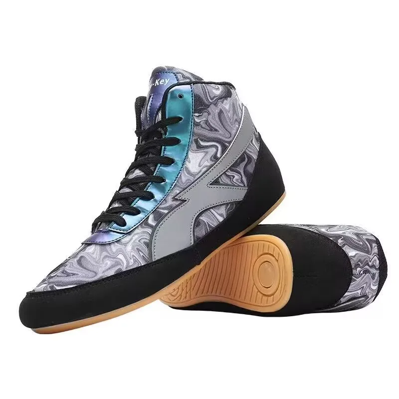 Original Brand Boxing Shoe Couples Mesh Breathable Fighting Shoes Anti-Slippery Wrestling Shoes Good Quality Gym Training Shoe