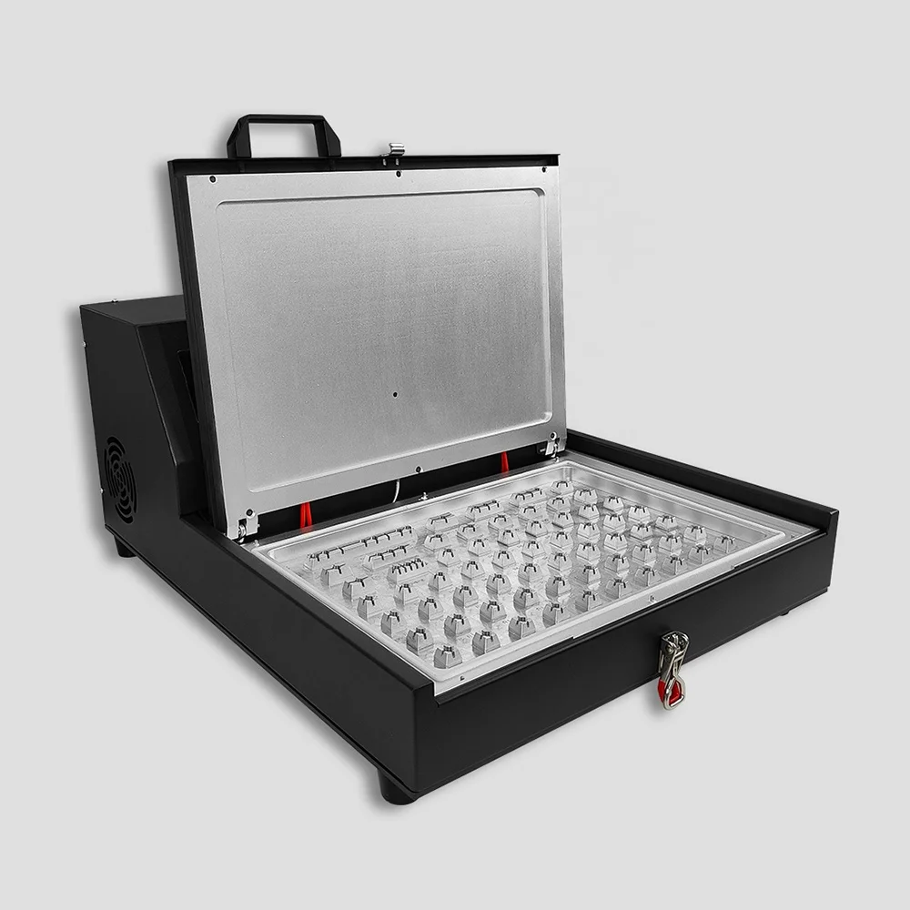 

Subbank PBT Keycaps Dye Sublime Machine With 108 Keys Mould for A3 Film Print Keycap Making 3D Heat Sublimation Vacuum Machine