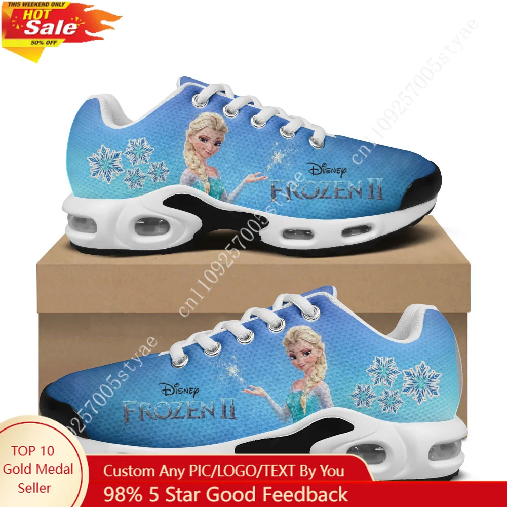 

Disney Frozen Aisha Air Cushion Sneakers Mens Womens Sports Shoes Lightweight Hiking Mountain Climbing Custom Shoes