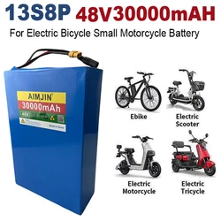 48V 30Ah battery pack 13S8P 250W-1200W rechargeable lithium-ion battery with BMS