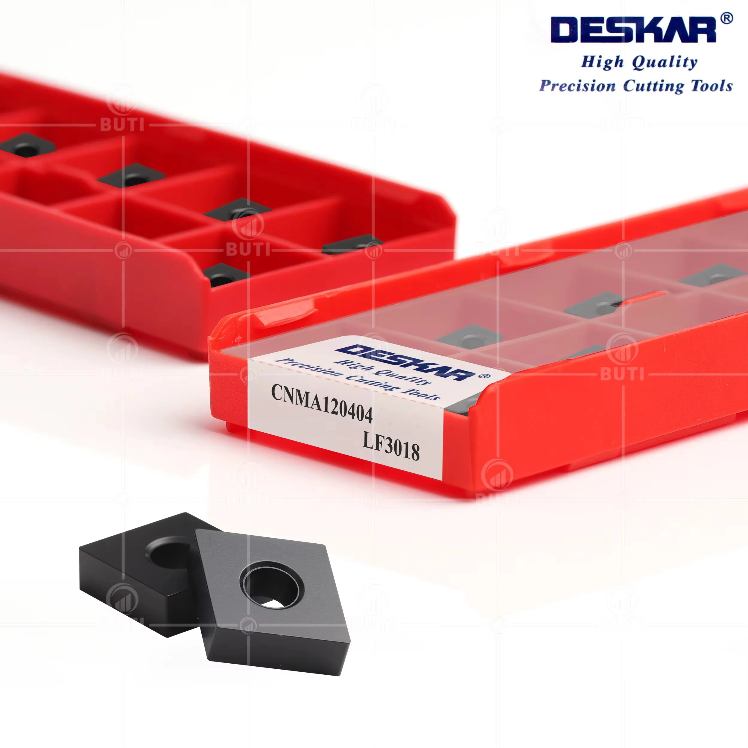 DESKAR 100% أصلي CNMA 120404   CNMA 120408   CNMA 120412   LF3018 كربيد إدراج مخرطة CNC تحول أدوات مخرطة قطع أجزاء القاطع