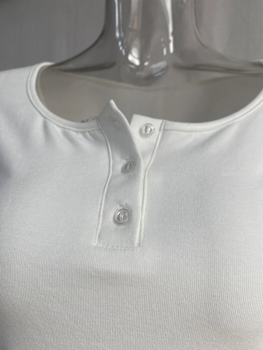 Hirsionsan Sommer Casual Patchwork Dünne T-shirts Frauen Modale Weiche Langarm T-shirts 2025, Neue Casual Weibliche Ästhetische Tops – Detail 6