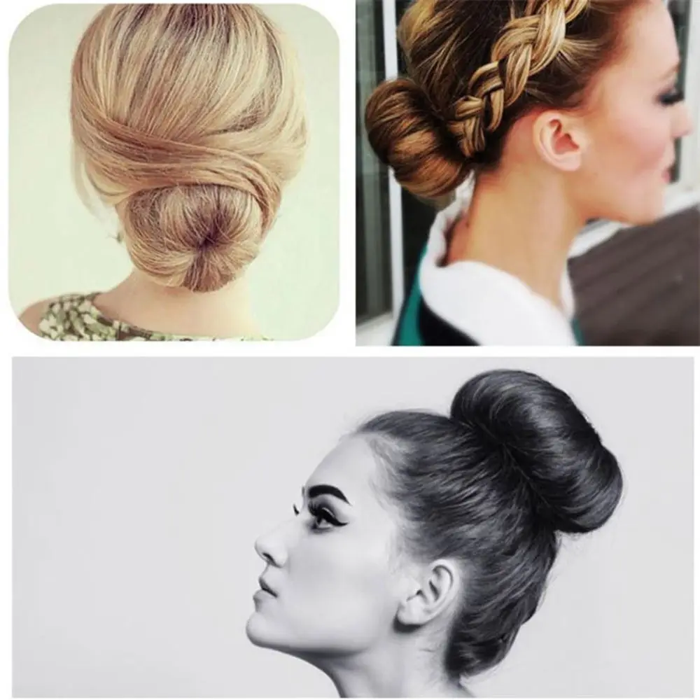 

Женские элегантные аксессуары для волос, парик, черные, коричневые волосы, формирователь пончиков, булочка, инструменты для укладки волос, кольцо для волос