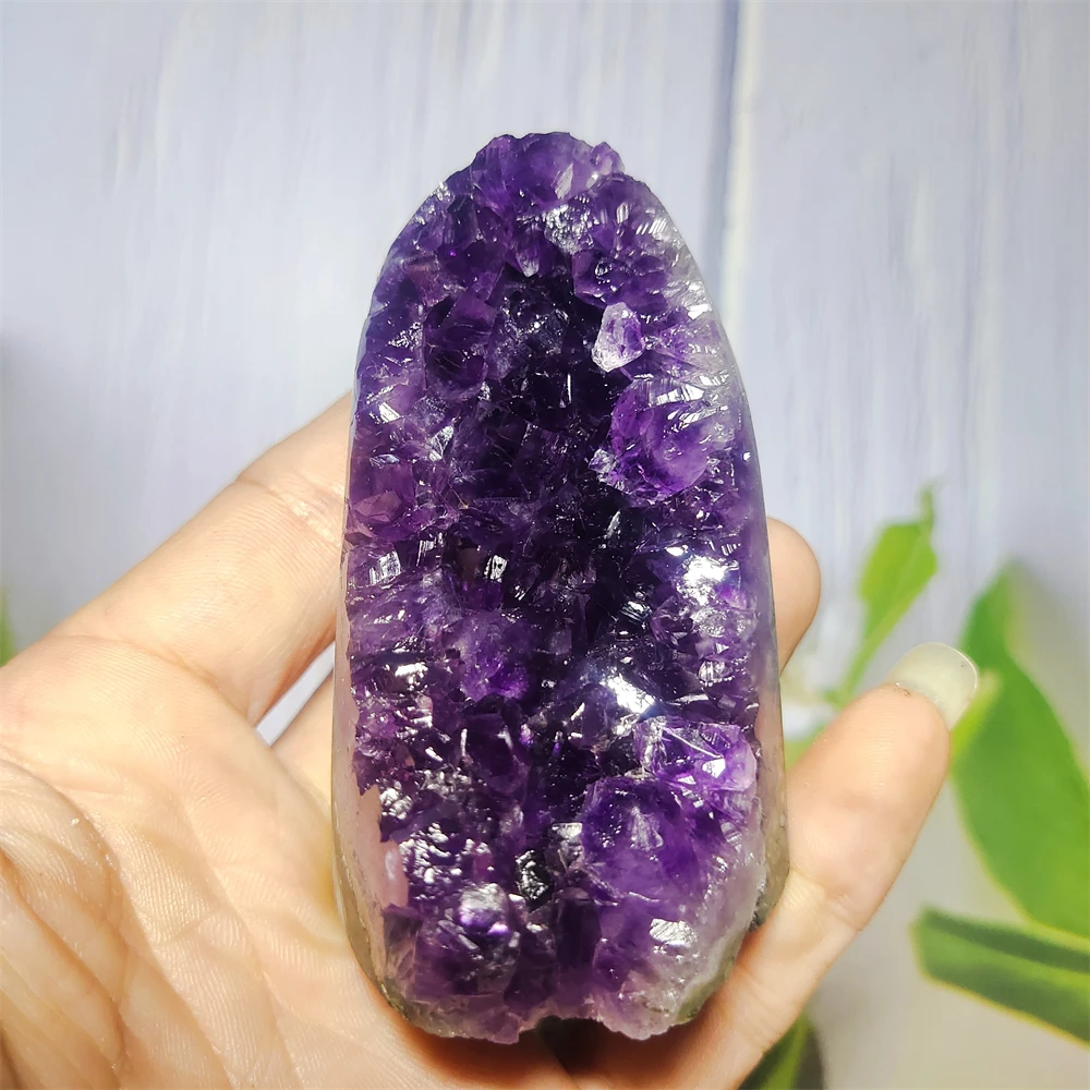 Natural Agate Amethyst Cluster Geode Crystal Quartz Gemstones Fengshui Healing Mineral Reiki Degaussing Stone Home Decor