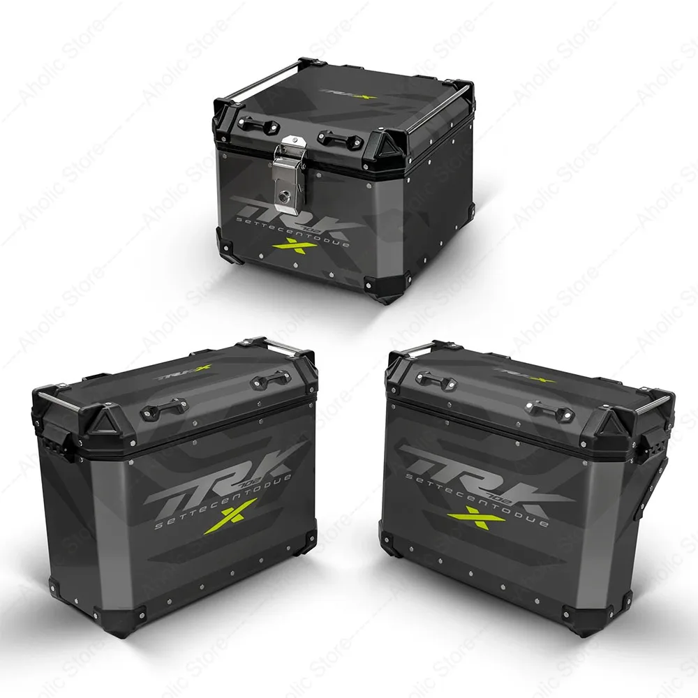 Motorcycle Side & Top Case Decals Stickers For TRK 702X Luggage Box Protective Decals, Adventure Moto Accessories
