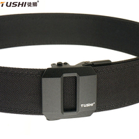 TUSHI Belt Hard Tactical Belt for Men Metal Automatic Buckle IPSC Gun Belt 1100D Nylon Military Belt Outdoor Sports Girdle Male