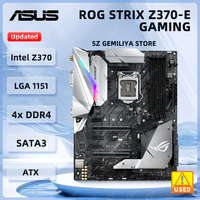 ASUS ROG STRIX Z370-E GAMING Intel Z370 LGA1151 DDR4 64GB 2xM.2 ATX support Core i3-8100 i3-9300 i5-9400F i5-8500 i5-9600Kcpu