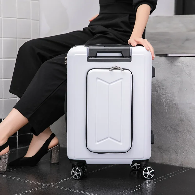 Travel Suit rolling Luggage wheel Trolley women fashion Box men Valise with laptop bag 20\'\' carry ons