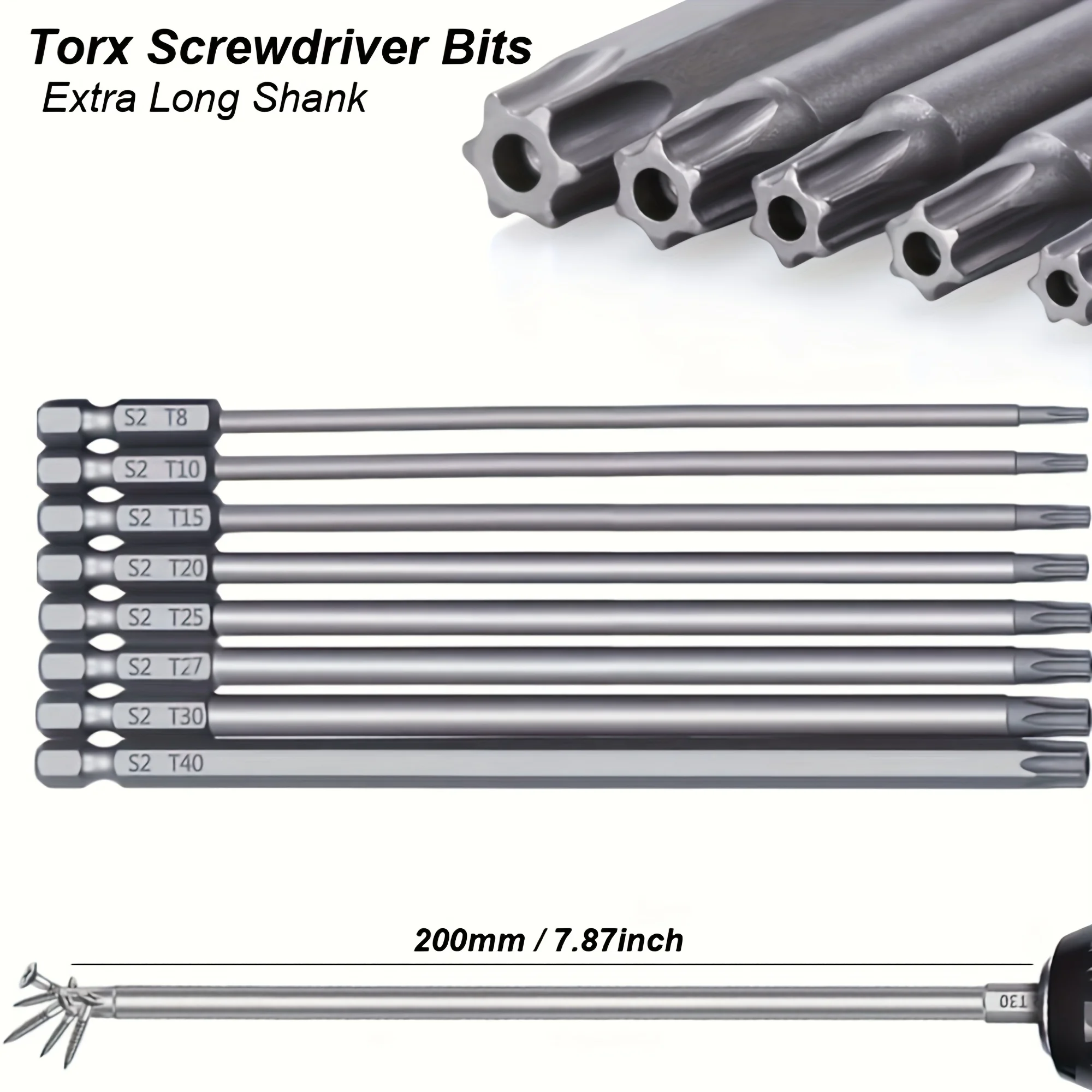 8 Pcs Torx Security…