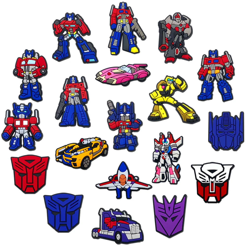 19Pcs/Set Anime Shoe Charms DIY Shoe Buckle Accessories PVC Shoe Decorations Christmas Gifts