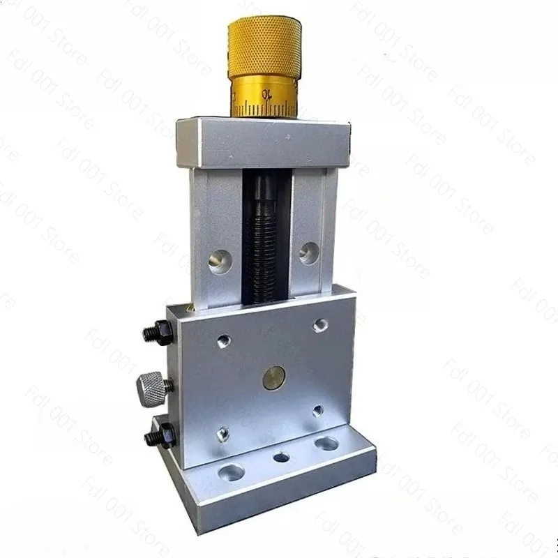 One-dimensional precision sliding table Screw sliding table Worktable Aluminum alloy dovetail groove guide rail One-dimensional