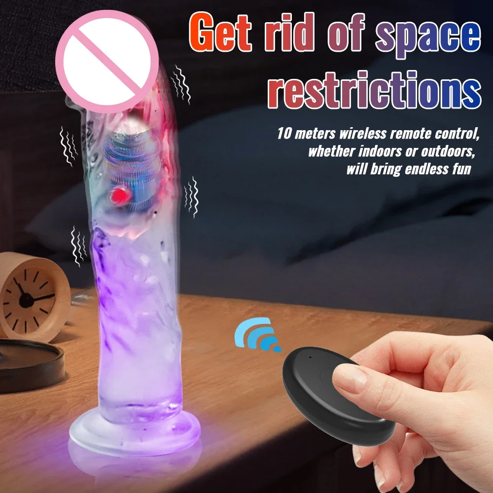 Super barato 3 tamaños LED realista suave consolador de gelatina ventosa juguete sexual para adultos para mujeres y hombres masturbador vaginal y anal 18+