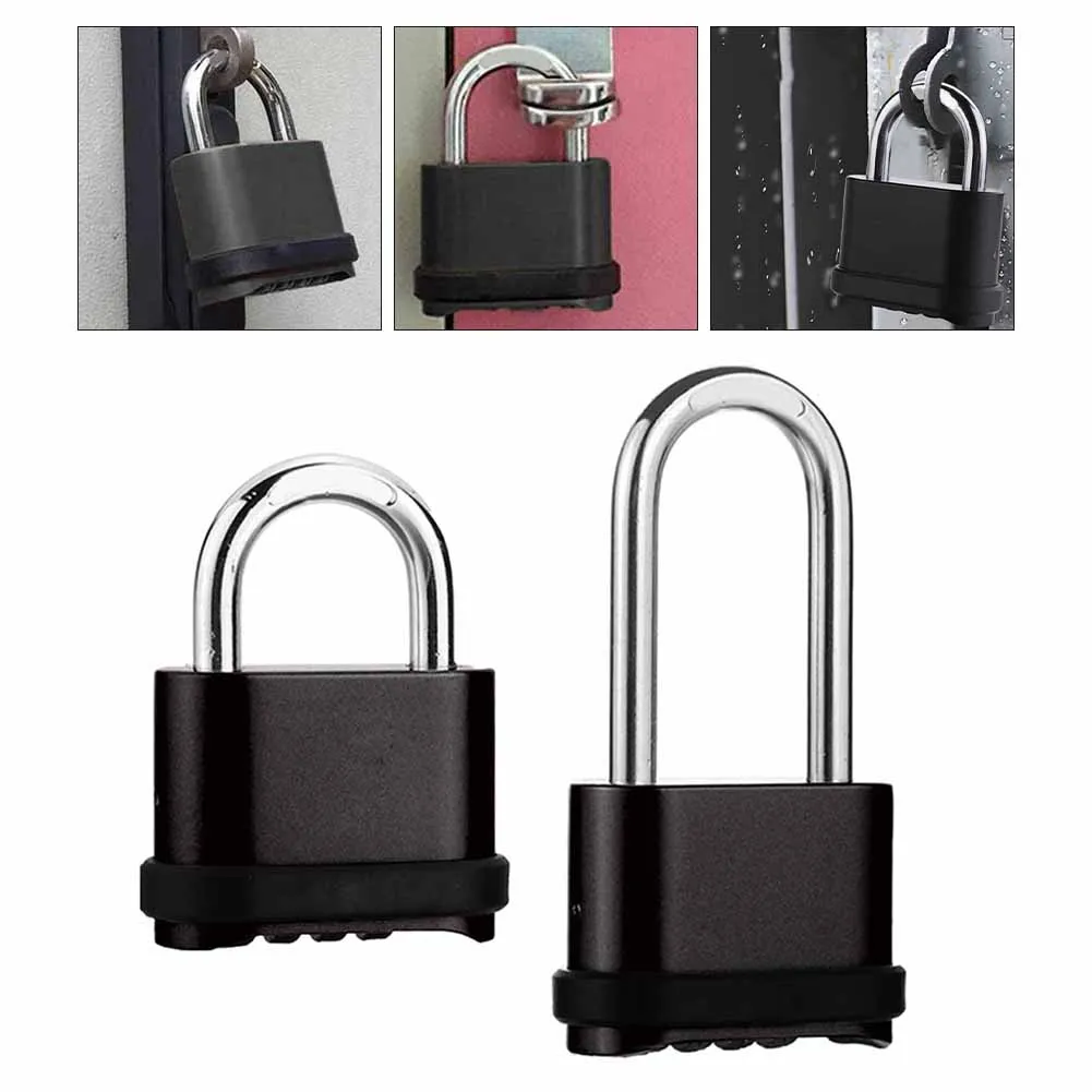 

Combination Lock Padlock Heavy-Duty Combination Lock Anti-Theft Outdoor Waterproof Security Mechanical Code Password Padlock