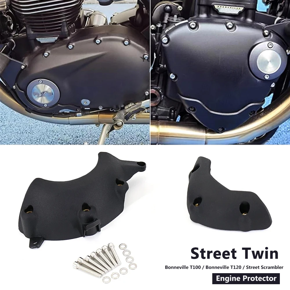 

Motorcycl Crash Protection Kit Engine Protector Slider For Street Scrambler For Bonneville T100 / Bonneville T120 For Thruxton