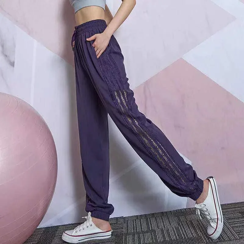 

Women's Pants Fitness Sports Harem Baggy Loose Jogging Elastic Waist Trousers for Woman Cotton Nylon Joggers Sweatpants Clothing