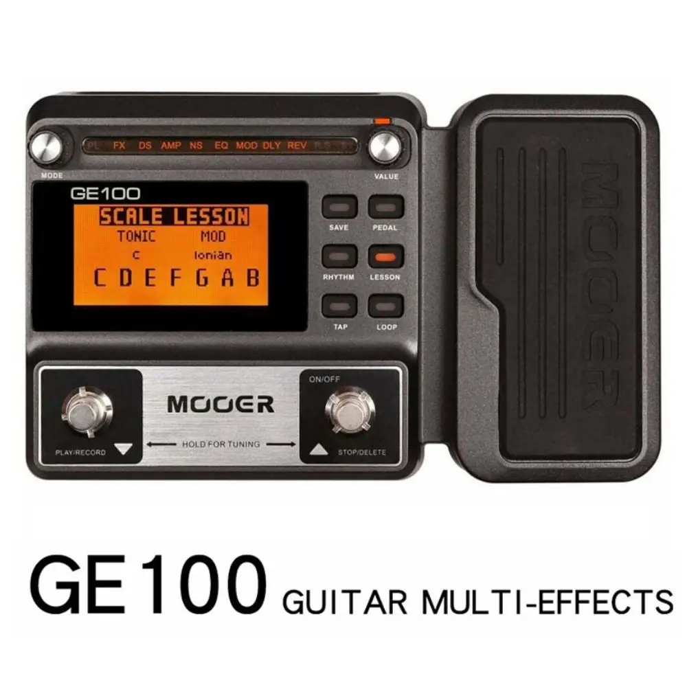 80 Presets Multi-Effects Guitar Pedal Tap Tempo 66 Effects Multi Effects Processor Versatile Headphone Out