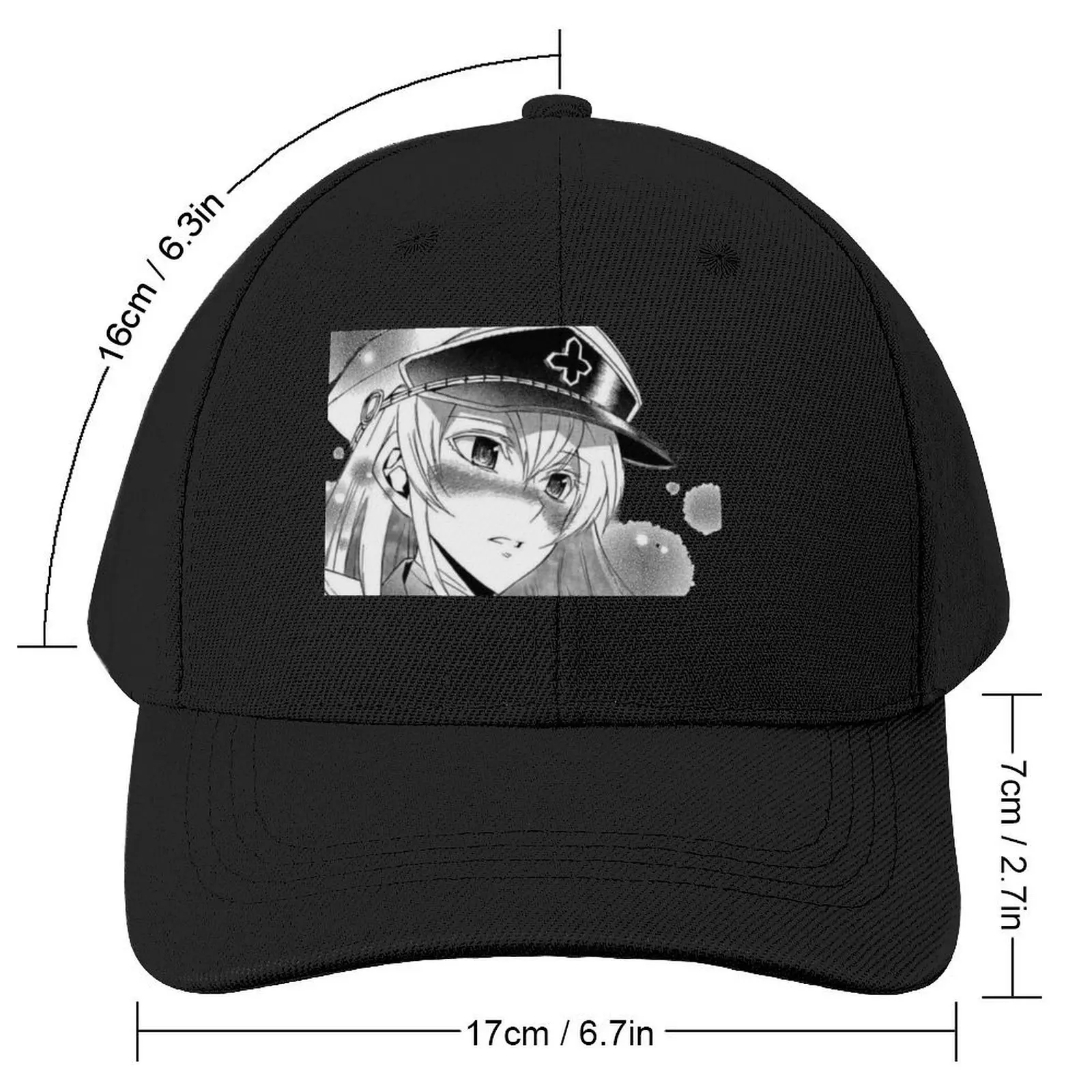 Esdeath Baseball Cap Hat Man For The Sun Anime Hat Trucker Cap Man Women's