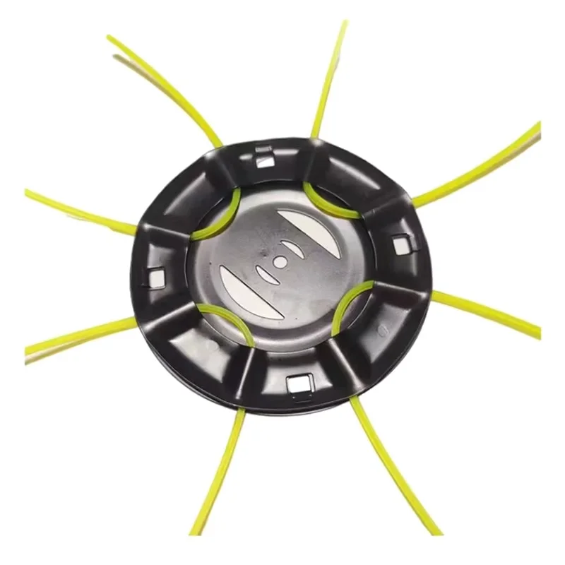 1pcs Trimmer Head Iron Disc Lawn Mower Parts for Mini Lithium Battery Mower, Nylon String Type, Wear-Resistant & Stone-Proof