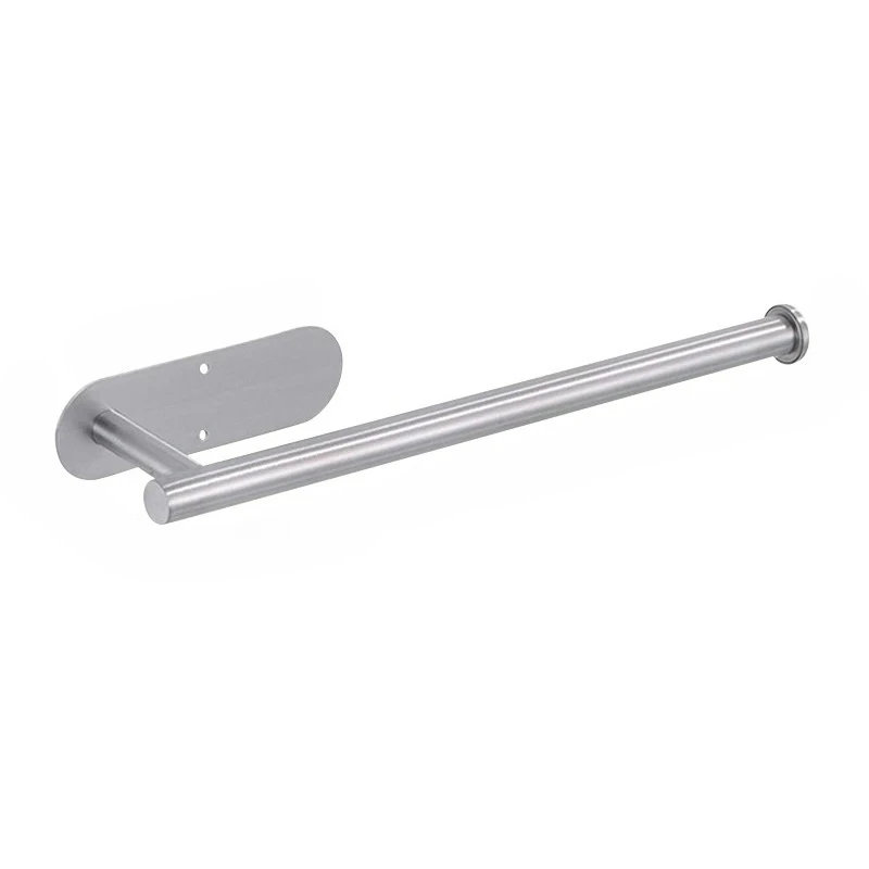

Adhesive Toilet Paper Holder Stainless Steel Wall Mount Kitchen Roll Towel Rack Napkin Dispenser Absorbent Stand Tissue Hanger