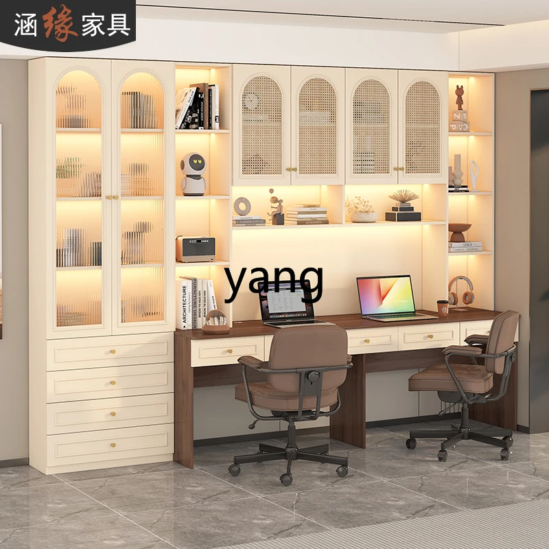 XXC bookshelf bookcase integrated combination home learning writing table bedroom multi-function desk