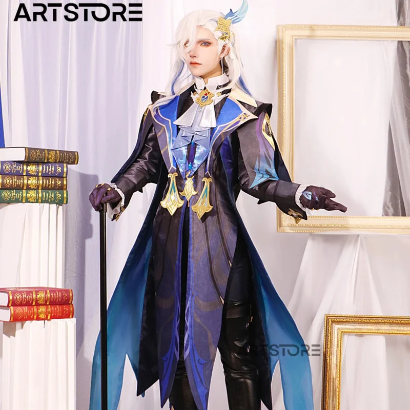 

Genshinimpact Neuvillette Cosplay Costume Dress Uniform Suit Outfits Anime Game Game Fontaine Costumes for Halloween Party