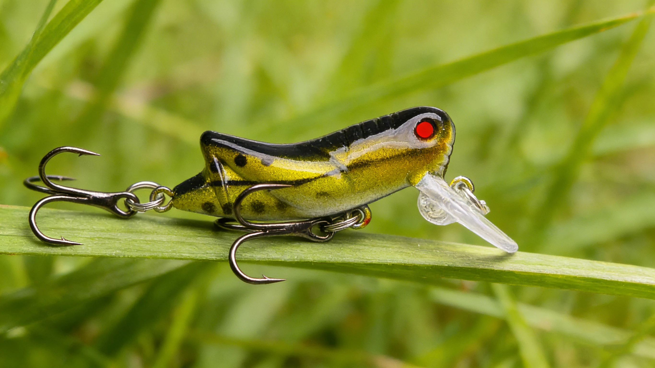 1 Stück Cricket Crankbait Angelköder mit 3D-Augen, Harter Plastikköder in Biomimetischer Form, Insekten-Angelköder, Künstliche Köder