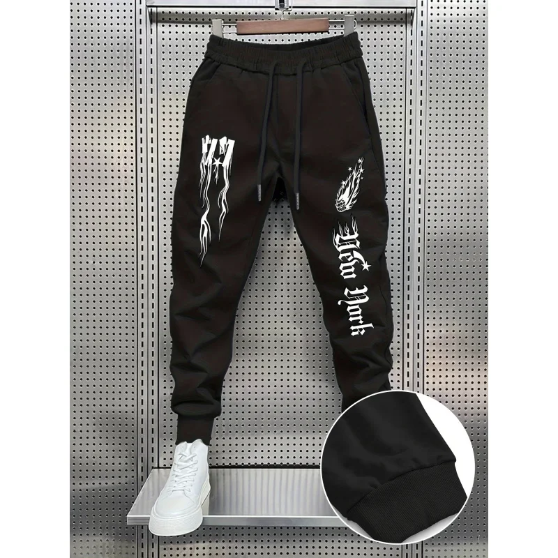 

Мужские модные повседневные брюки с геометрическим принтом подходят для свиданий на природе, походов по магазинам и занятий спортом.