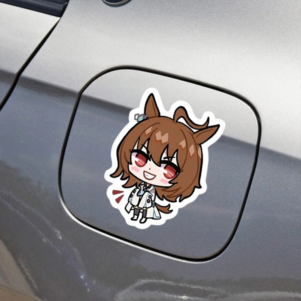 Anime Uma Musume Pretty Derby Stickers,Agnes Tachyon Quadratic Element Girl Decals For Computer Case,Car,Moto,Door,Guitar,Fridge