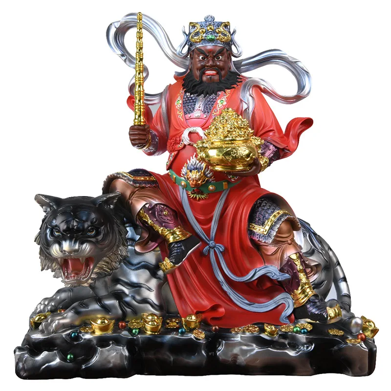 

CZ Zhao Gongming God of Wealth Ornament Xuantan Wu God of Wealth Statue Office Home Devotion Statue