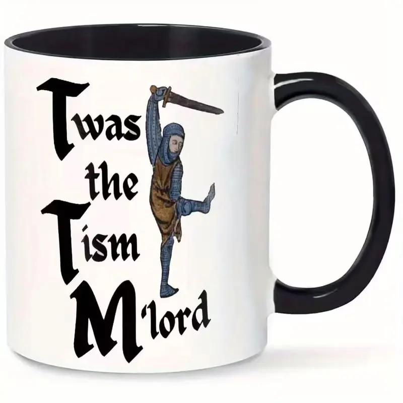 1 Ceramic Cup Acmalco Ninja Design Mug, Featuring the Phrase 