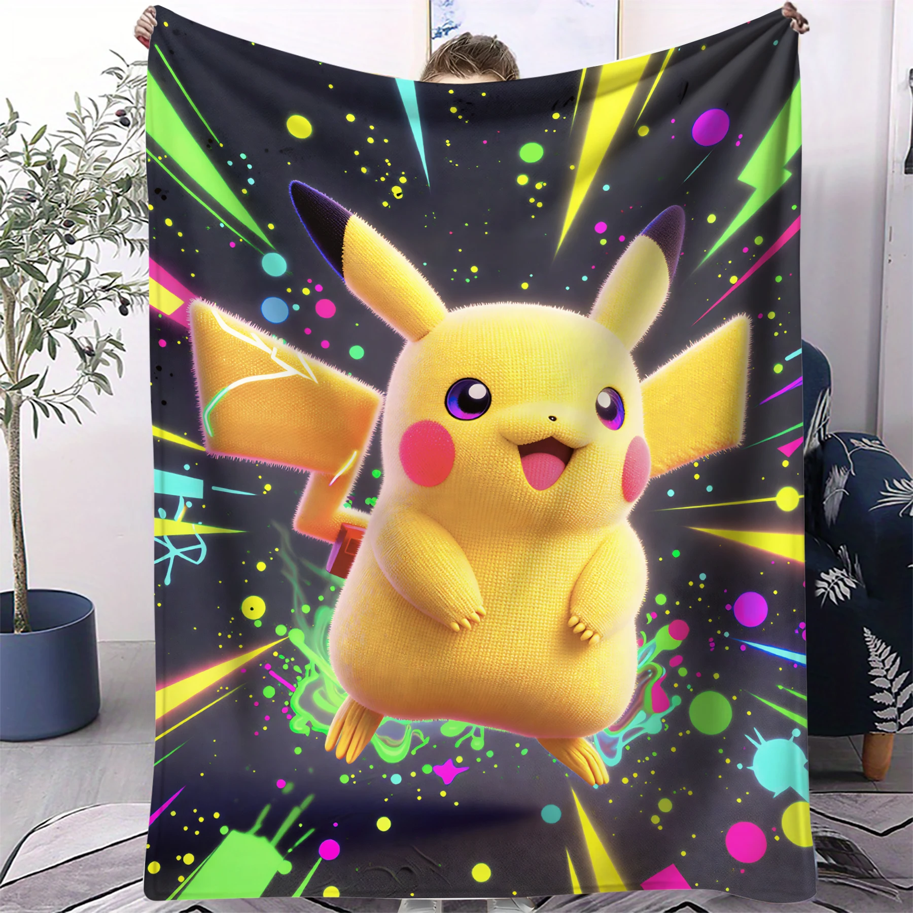 

Плед из микрофибры Pokémon: легкий, очень мягкий и простой в уходе. Отлично подходит для дома, офиса или использования на открытом воздухе.