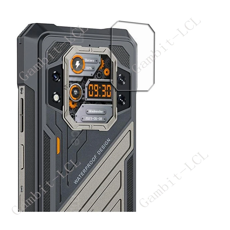 2 SZTUK 9H HD 3D Folia na obiektyw aparatu dla Cubot KingKong X 1,85 "tylny ekran Oryginalne szkło hartowane na KingKongX Protector Cover — zdjęcie 4