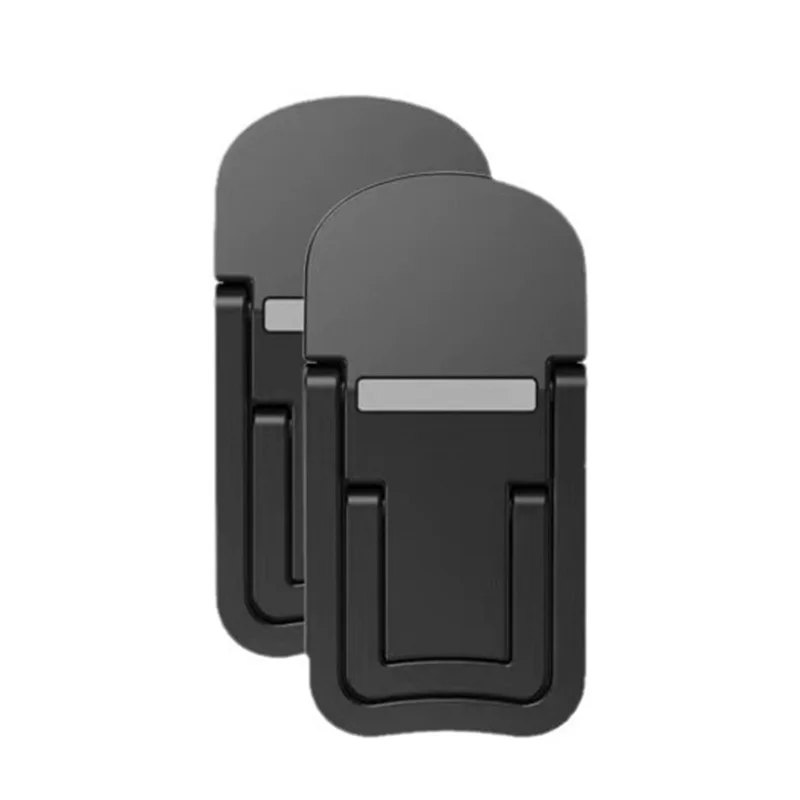 

EMECE-2Pcs Portable Laptop Stand Computer Riser Lift Self-Adhesive Foldable Invisible Notebook Adjustable Height Stand