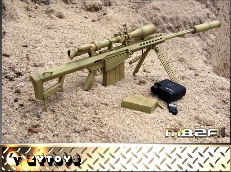 ZYTOYS ZY8015 1/6 żołnierz M82A1 broń snajperska wysokiej jakości Model figurek 12 \'\'w magazynie