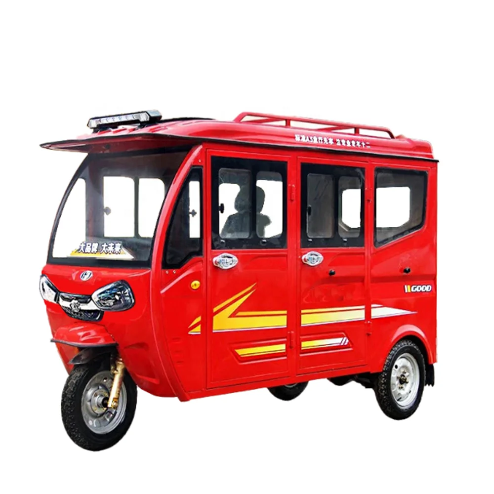 Car Electric Tricycle 1500w 5 Person Passenger Electric Auto Rickshaw Tuk tuk E Rickshaw