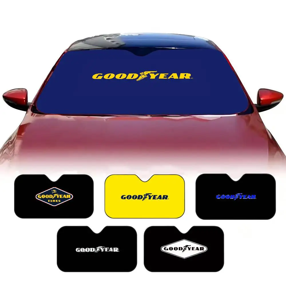 Good Year Tires Car Windshield Sun Shade for Car SUV Truck Front Window Sun Shade Accessory Visor Protector Shield Cover