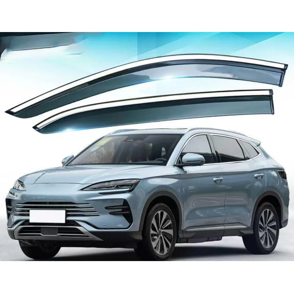 

Car Window Visor Waterproof Protect Sunny Rainy Shelter Auto External Accessory For BYD Song Plus Champion Edition Seal U DMI