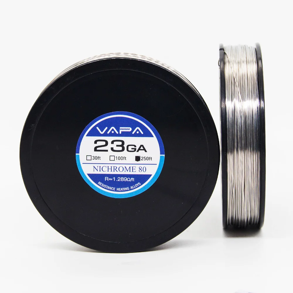 100/250FT Ni80 heating nickel alloy wire for fused clapton