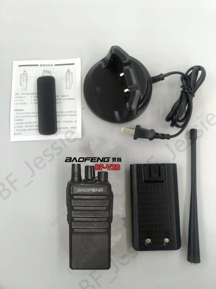 Neues Modell Baofeng BF-V2B Funk-Gegensprechanlage USB 5V Schnellladung PMR-Gegensprechanlage 400-470 MHz UHF