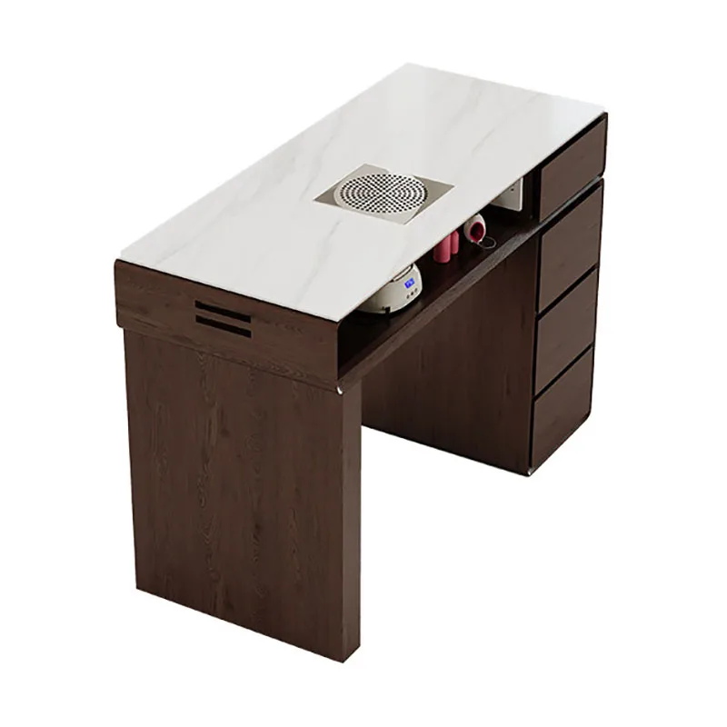 French Vintage Nail Desk Space Saving Floating Bauhaus Nordic Nail Desk Premium Aesthetic Mesa Manicura Doble Mesa De Manicure