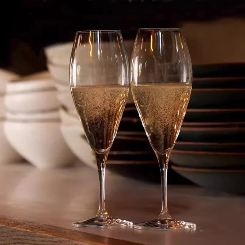 Flautas de champán Kimura estilo japonés, copa de vino espumoso, copa de cristal fina, copa de licor Sherry, fiesta de boda, copa Fizz