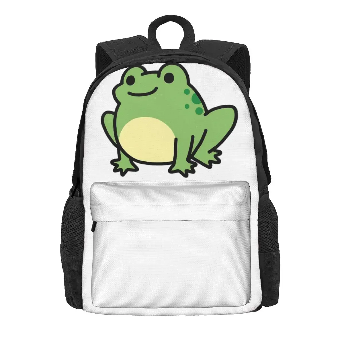 Bolsa de ombro de grande capacidade dos desenhos animados Mochilas de sapo, Mochila para crianças, Mochila para laptop para meninos e meninas